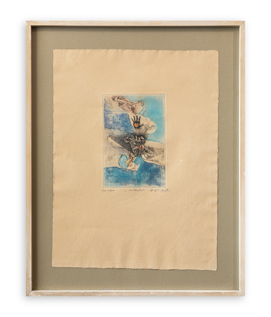 VIRGIL NEVJESTIC (1935-2009) - Proteste, 1970