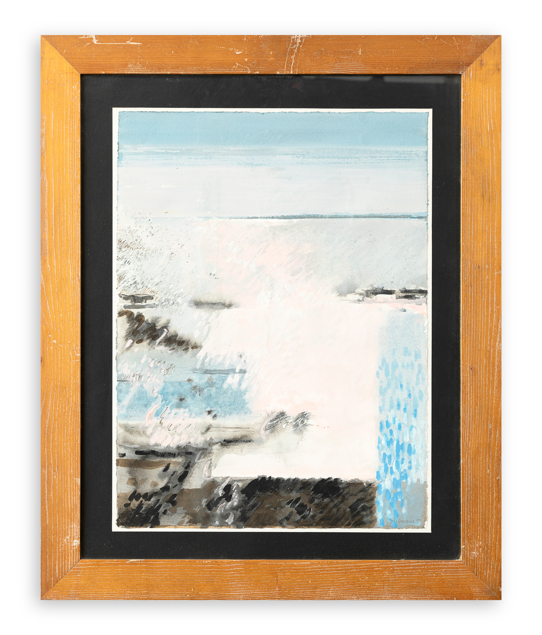 GIANCARLO CURONE (1927) - Sulla spiaggia, 1980
