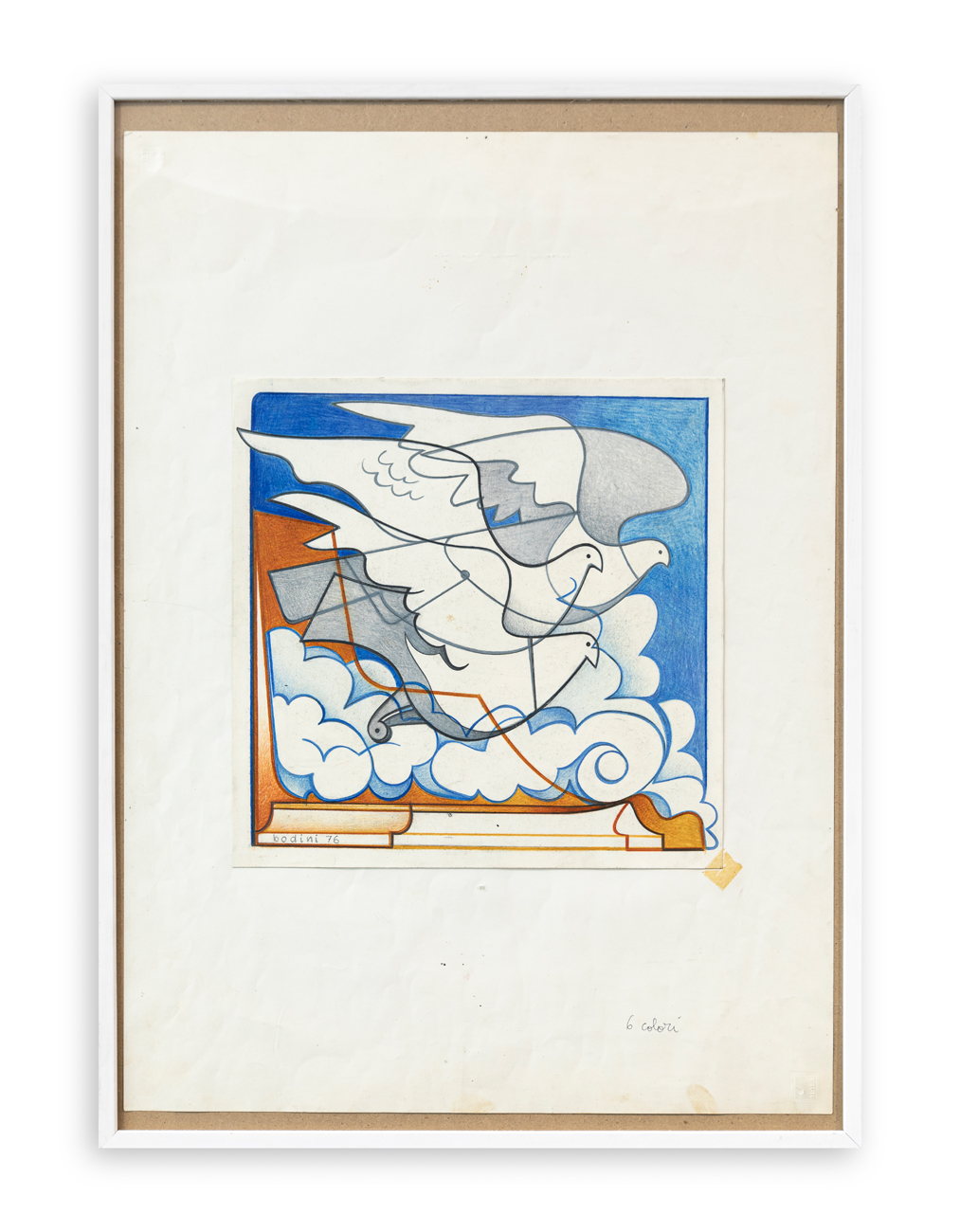 FLORIANO BODINI (1933-2005) - Senza Titolo, 1976