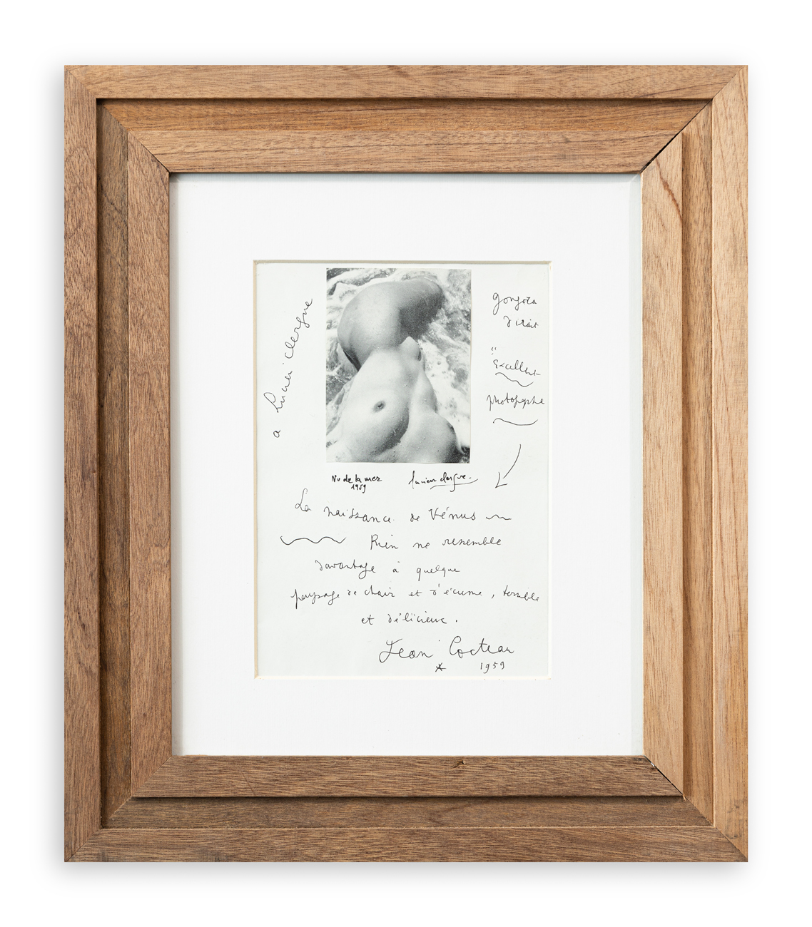 JEAN COCTEAU (1889-1963) - Senza Titolo, 1959-1960