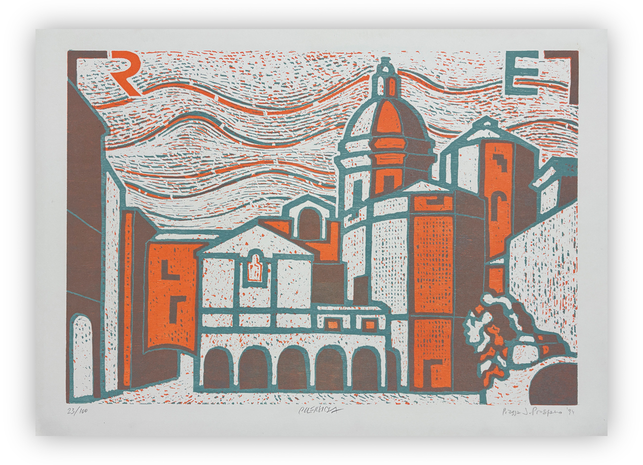 BRUNO CHERSICLA (1937-2013) - Piazza San Prospero, 1994