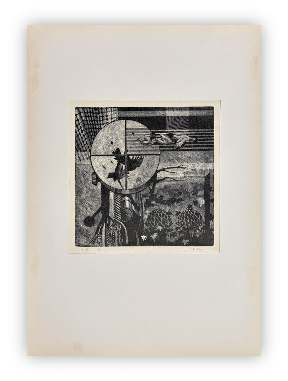 AMLETO D'OTTAVI (1923-1989) - Senza Titolo