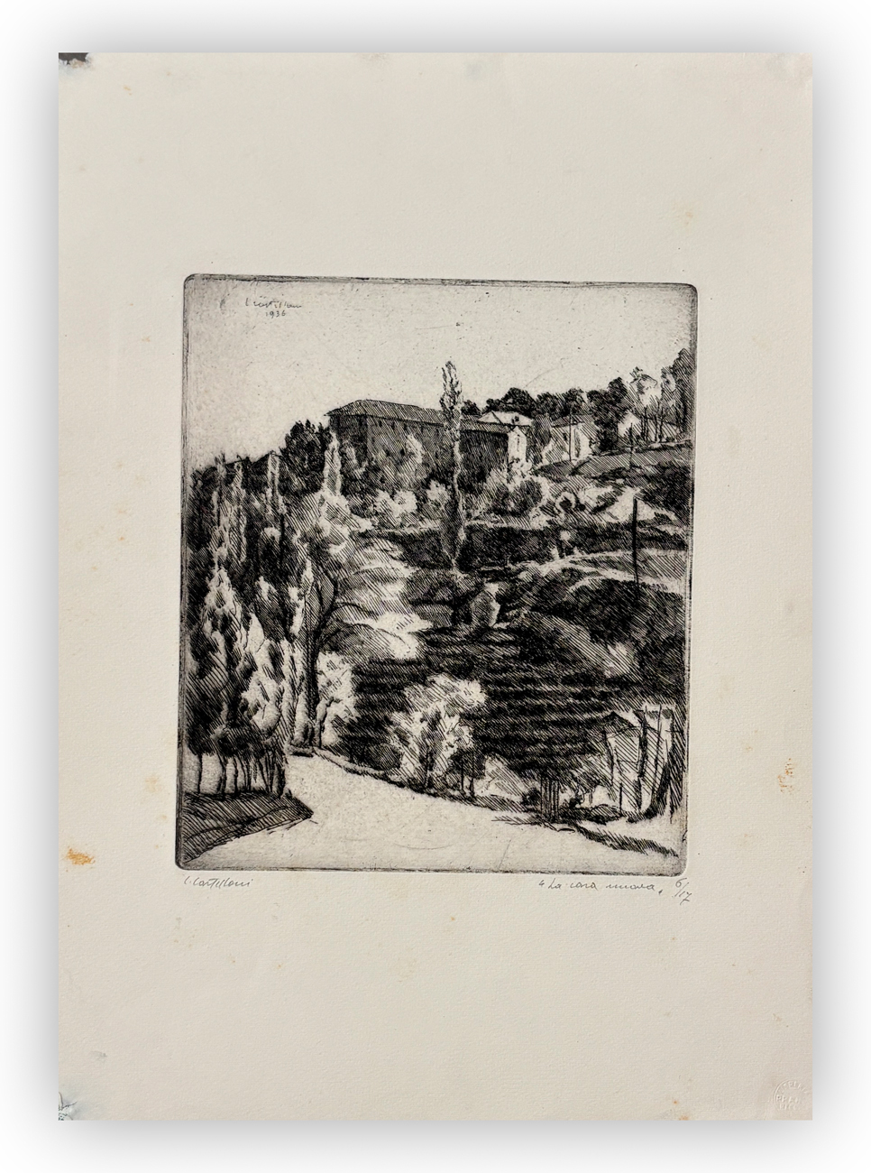 LEONARDO CASTELLANI (1896-1984) - La cava nuova