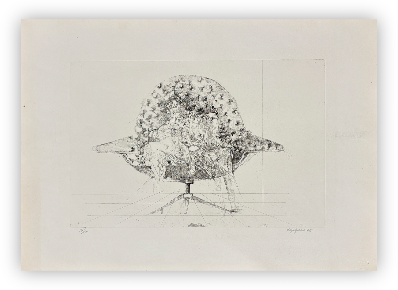RENZO VESPIGNANI (1924-2001) - Senza Titolo, 1965
