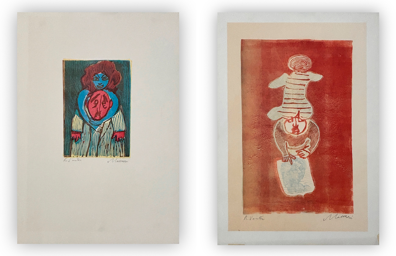 MINO MACCARI (1898-1989)  - Lotto unico di 2 opere: