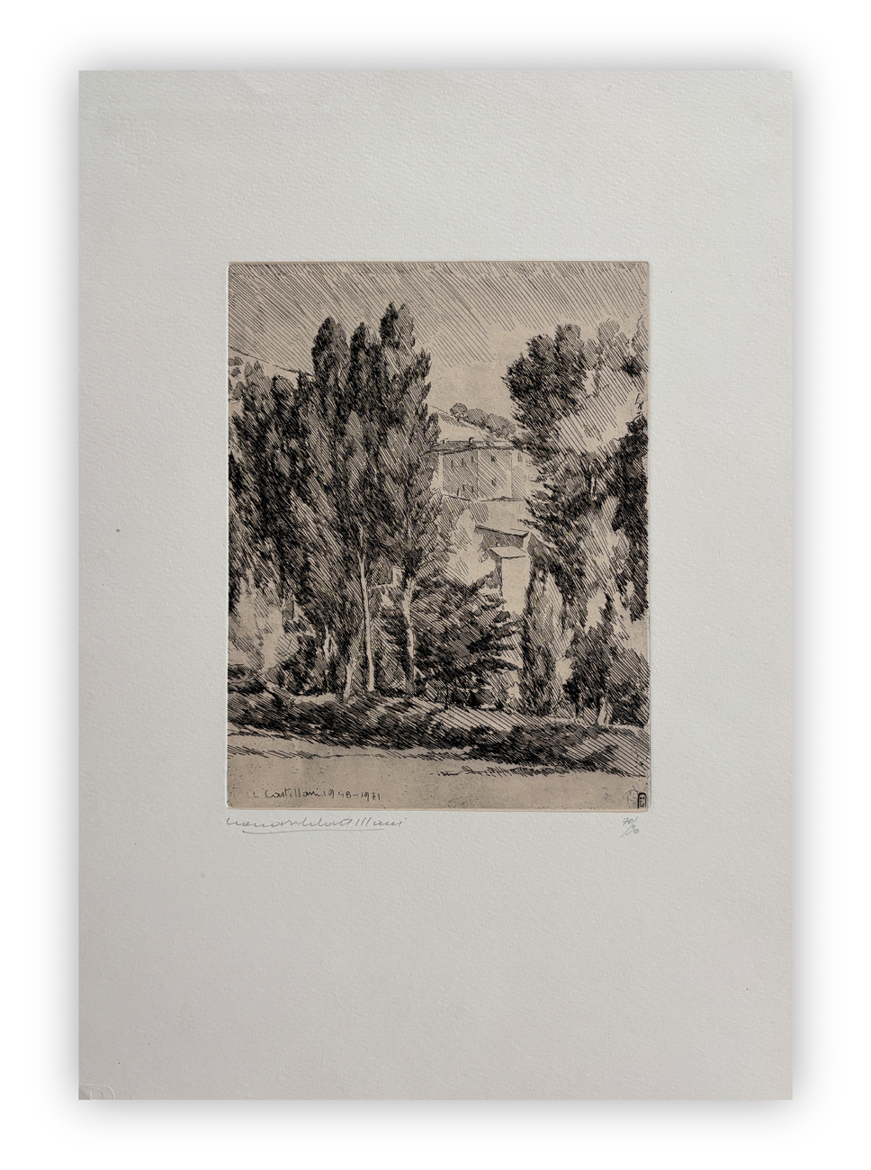 LEONARDO CASTELLANI (1896-1984) - Senza Titolo
