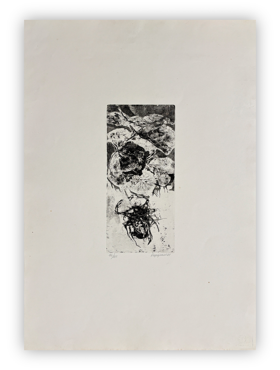 RENZO VESPIGNANI (1924-2001) - Senza Titolo, 1965