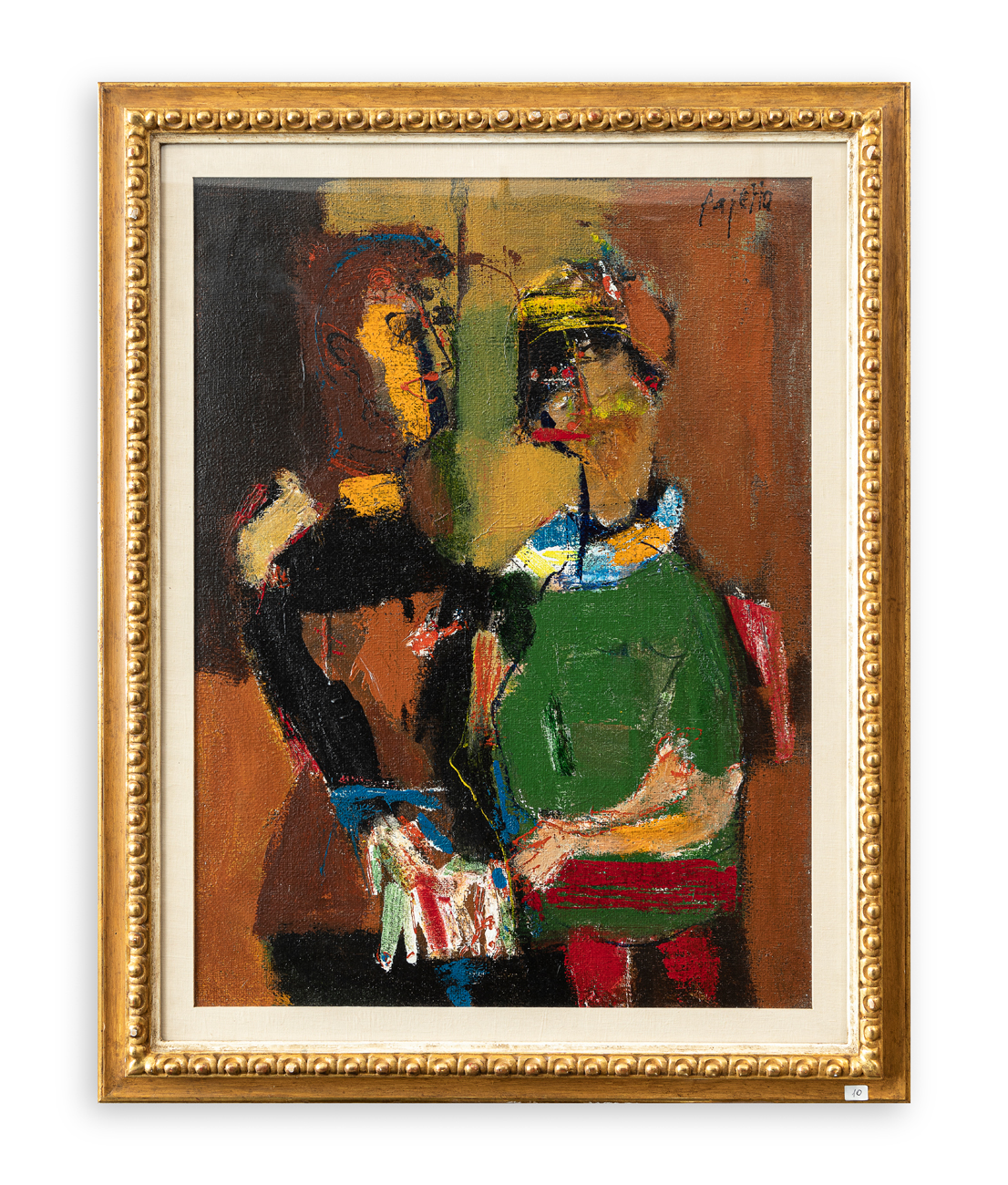 GUIDO PAJETTA (1898-1987) - Due figure, 1970