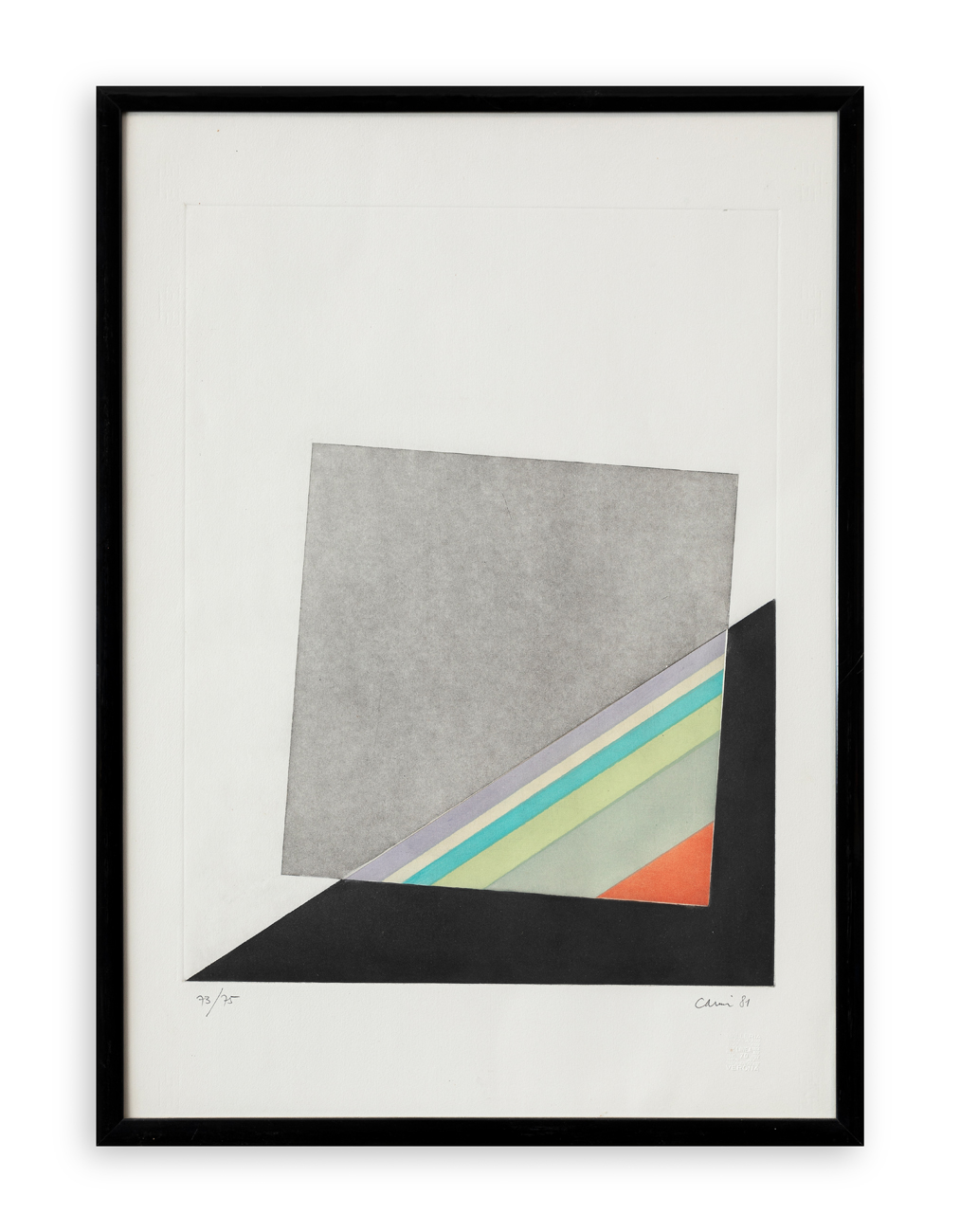 EUGENIO CARMI (1920-2016) - Senza Titolo, 1981