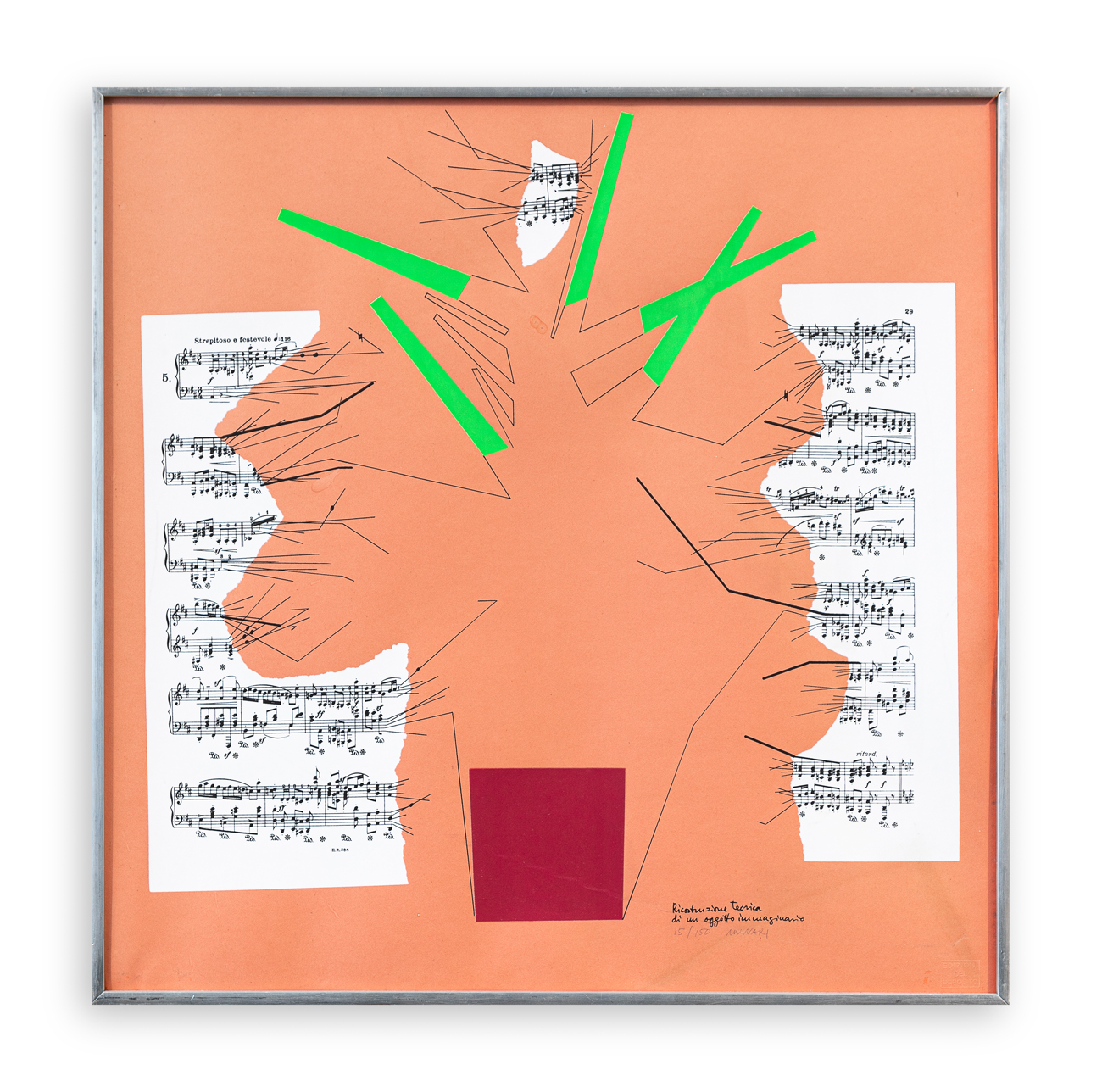 BRUNO MUNARI (1907-1998) - Ricostruzione teorica di un oggetto immaginario
