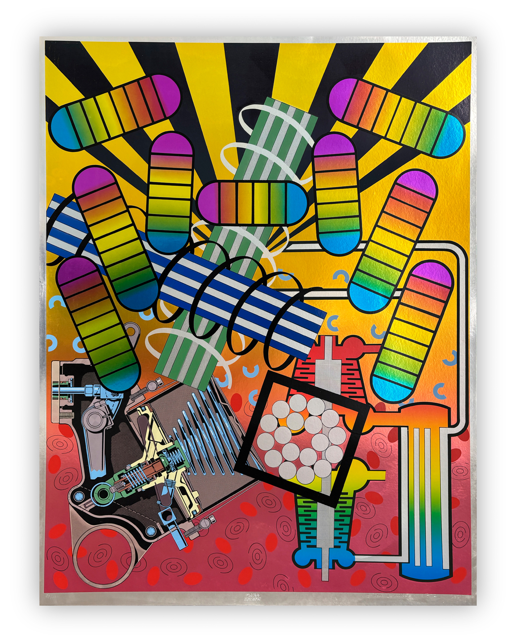 PETER PHILLIPS (1939) - Senza Titolo, 1972