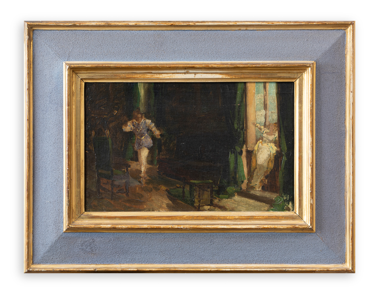ANONIMO - Senza Titolo (Figure in un interno)