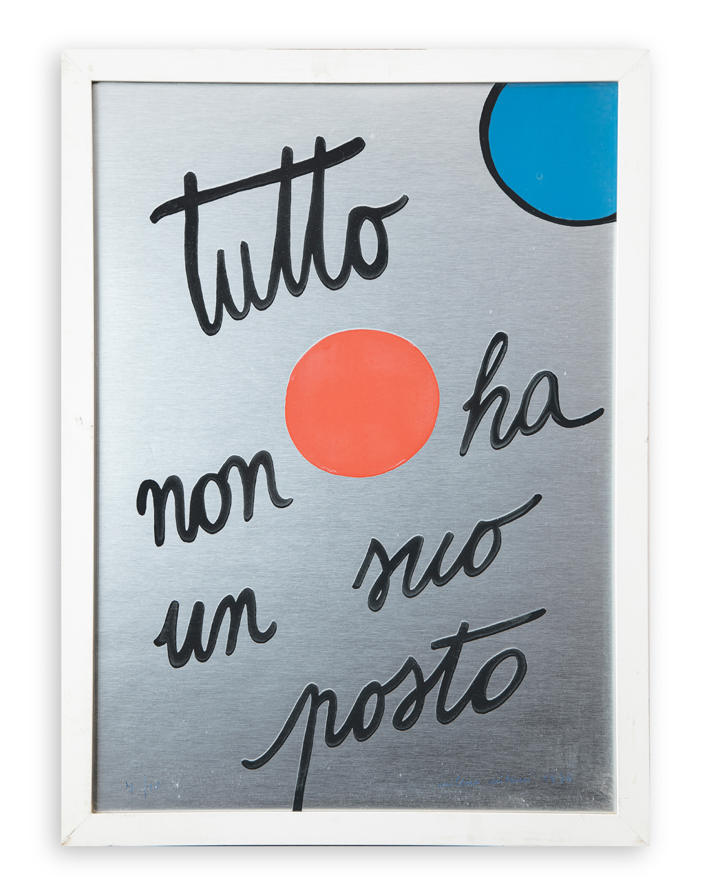 MILENA MILANI (1917-2013) - Tutto non ha un suo posto, 1974