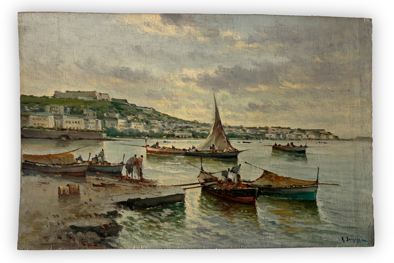 RADAMES SCOPPA (1877-1957) - Senza Titolo (Marina di Napoli)