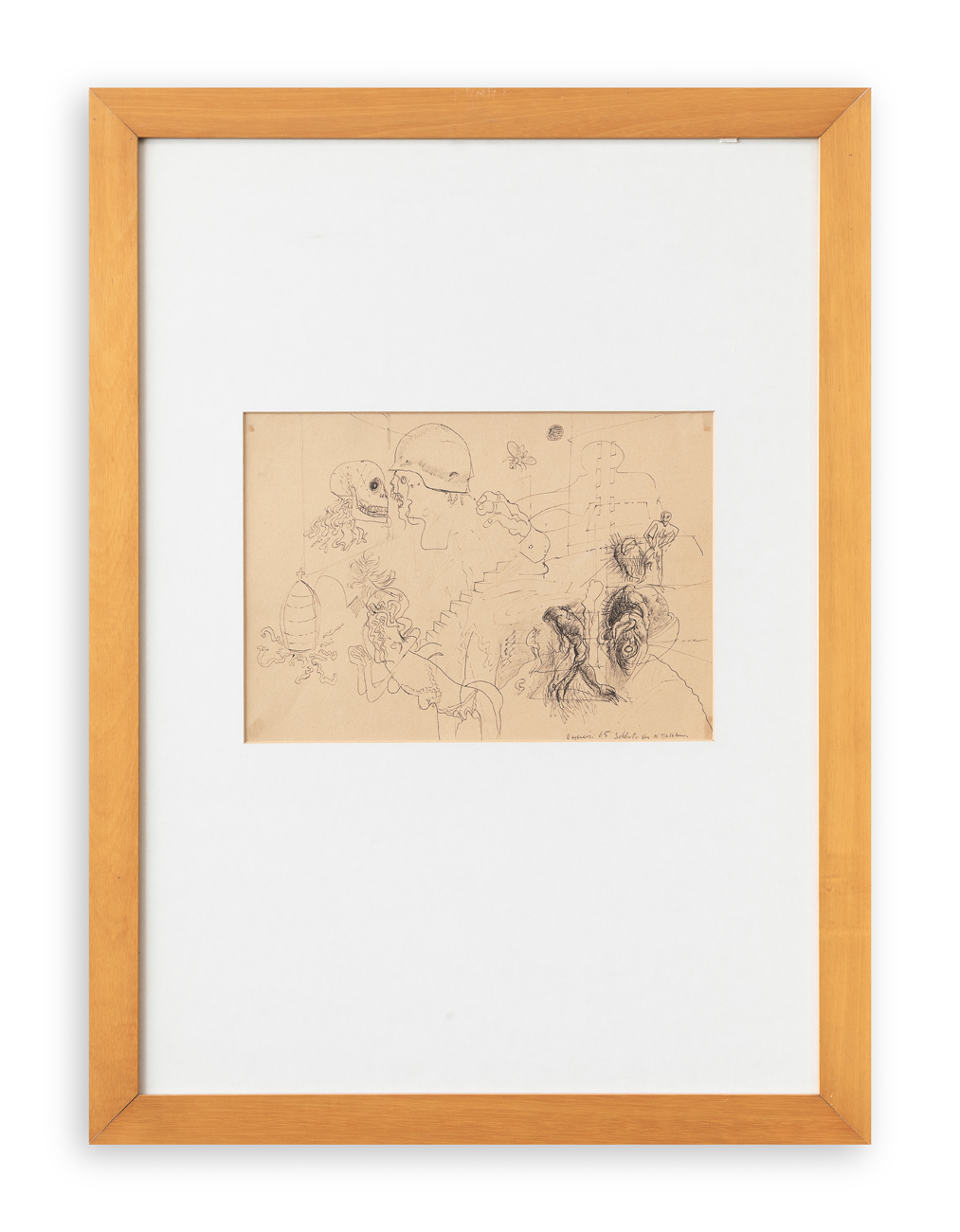 TINO VAGLIERI (1929-2000) - Soldato che si specchia, 1965