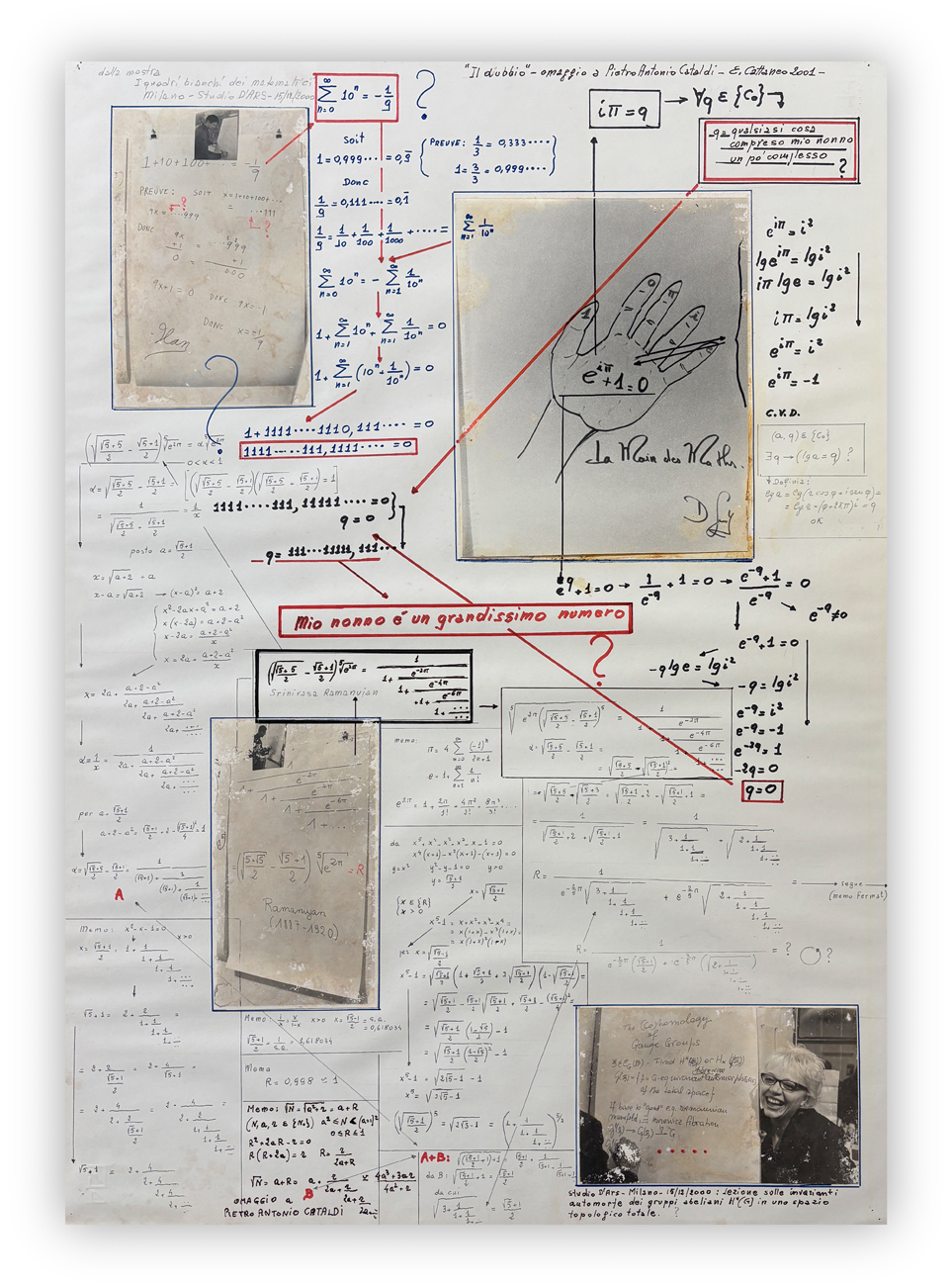 ENRICO CATTANEO - Il dubbio. Omaggio a Pietro Antonio Cataldi, 2001
