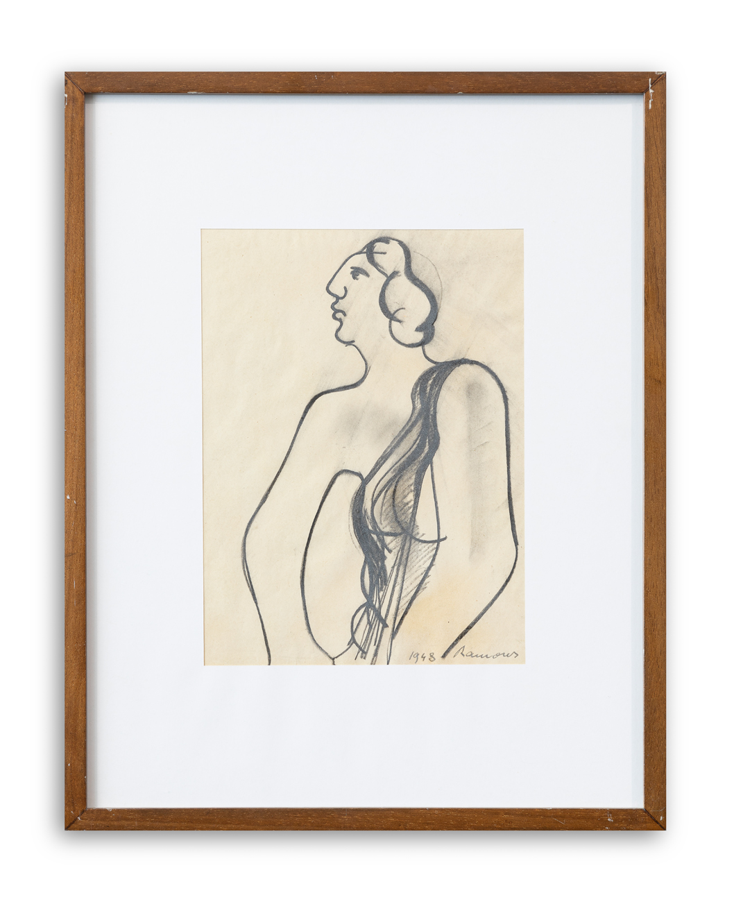 CARLO RAMOUS (1926-2003) - Senza Titolo, 1948