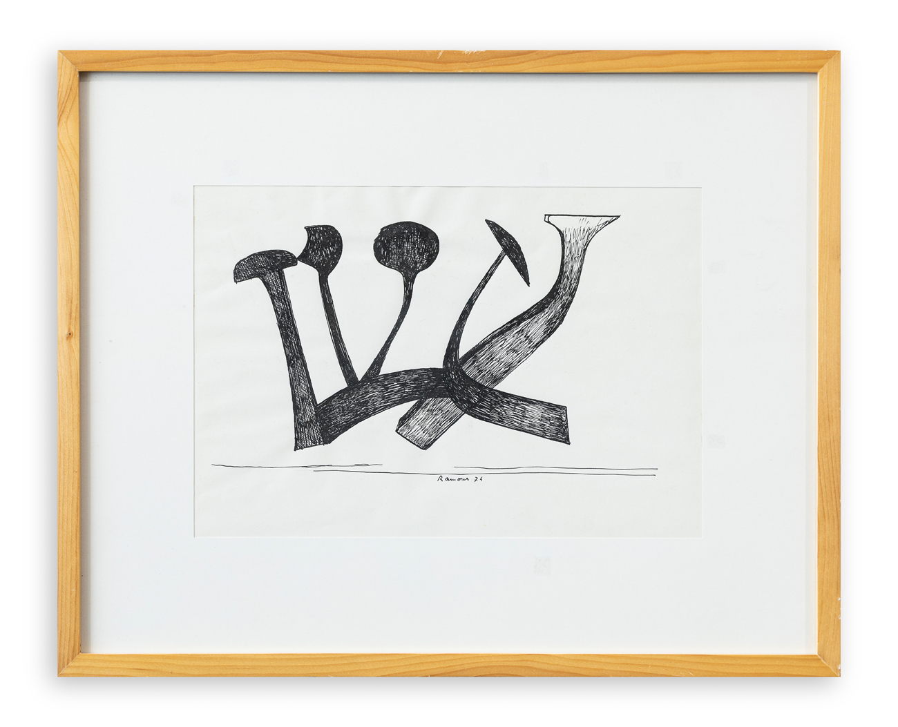 CARLO RAMOUS (1926-2003) Senza Titolo, 1974- 