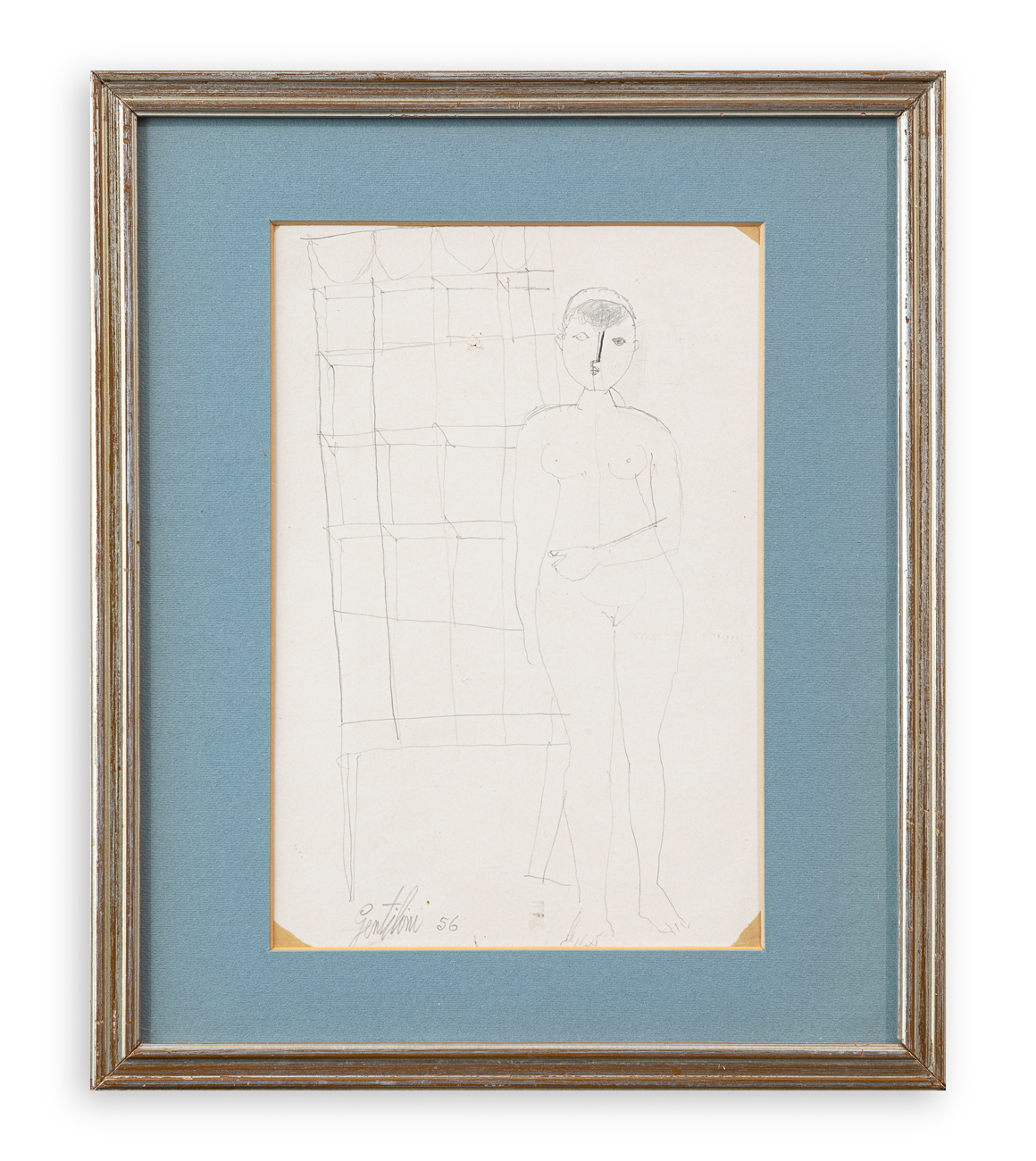 FRANCO GENTILINI (1909-1981) - Senza Titolo, 1956
