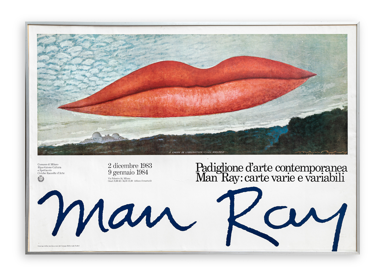 MANIFESTO (MAN RAY) Manifesto edito in occasione dell'esposizione tenutasi...