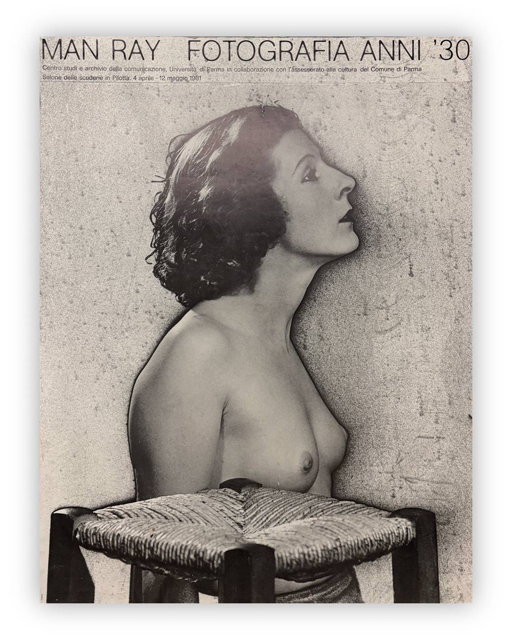 MANIFESTO (MAN RAY) Manifesto edito in occasione dell'esposizione tenutasi...