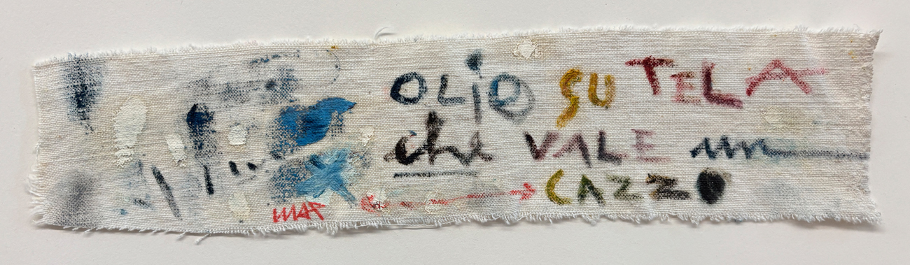 MAX ODDONE (1974) - Olio su tela che vale un cazzo..., 2022