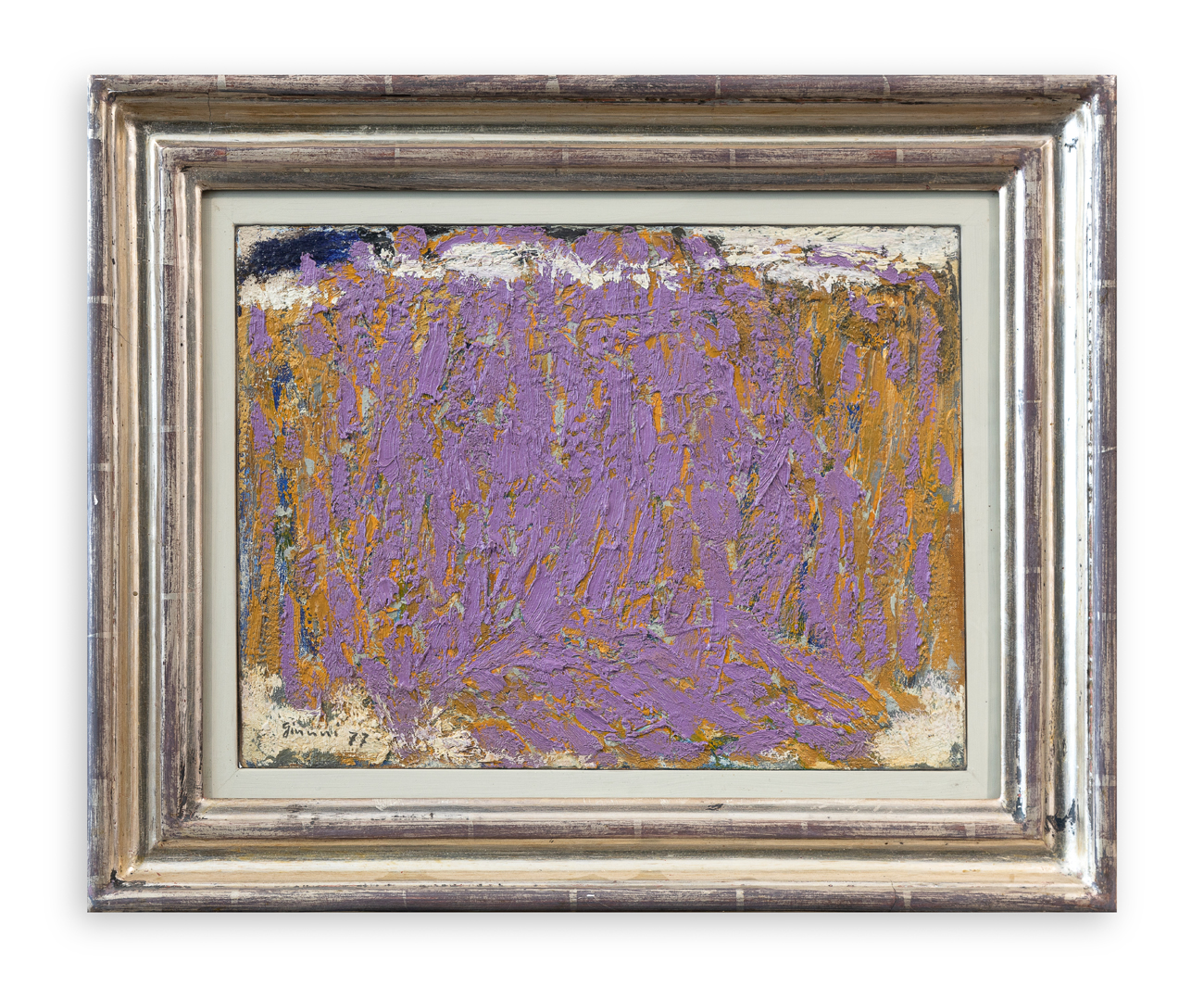 PIERO GIUNNI (1912-2000) - Frumento e ombra viola, 1976/1977