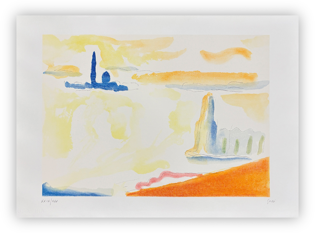VIRGILIO GUIDI (1891-1984) - Senza Titolo