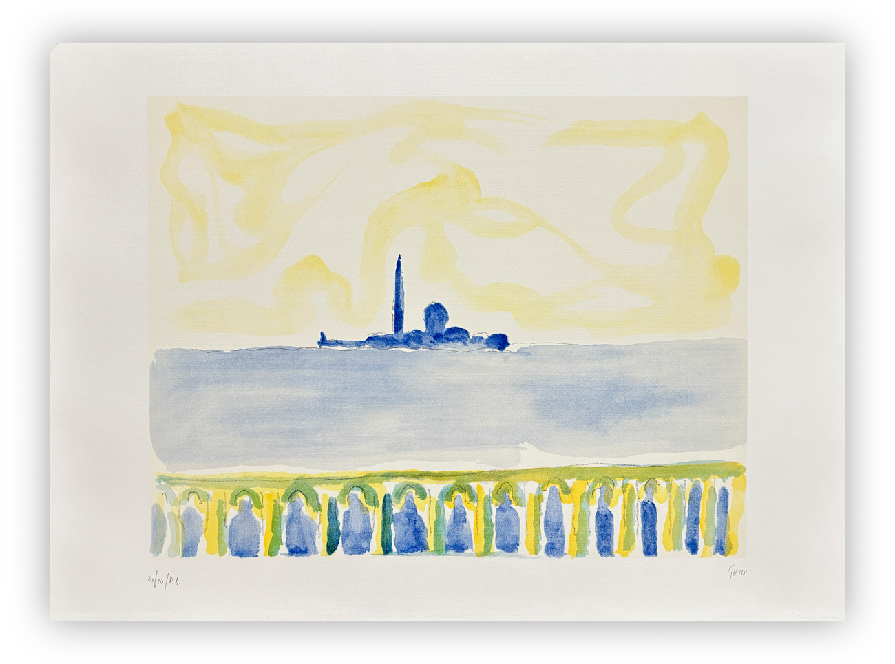 VIRGILIO GUIDI (1891-1984) - Senza Titolo