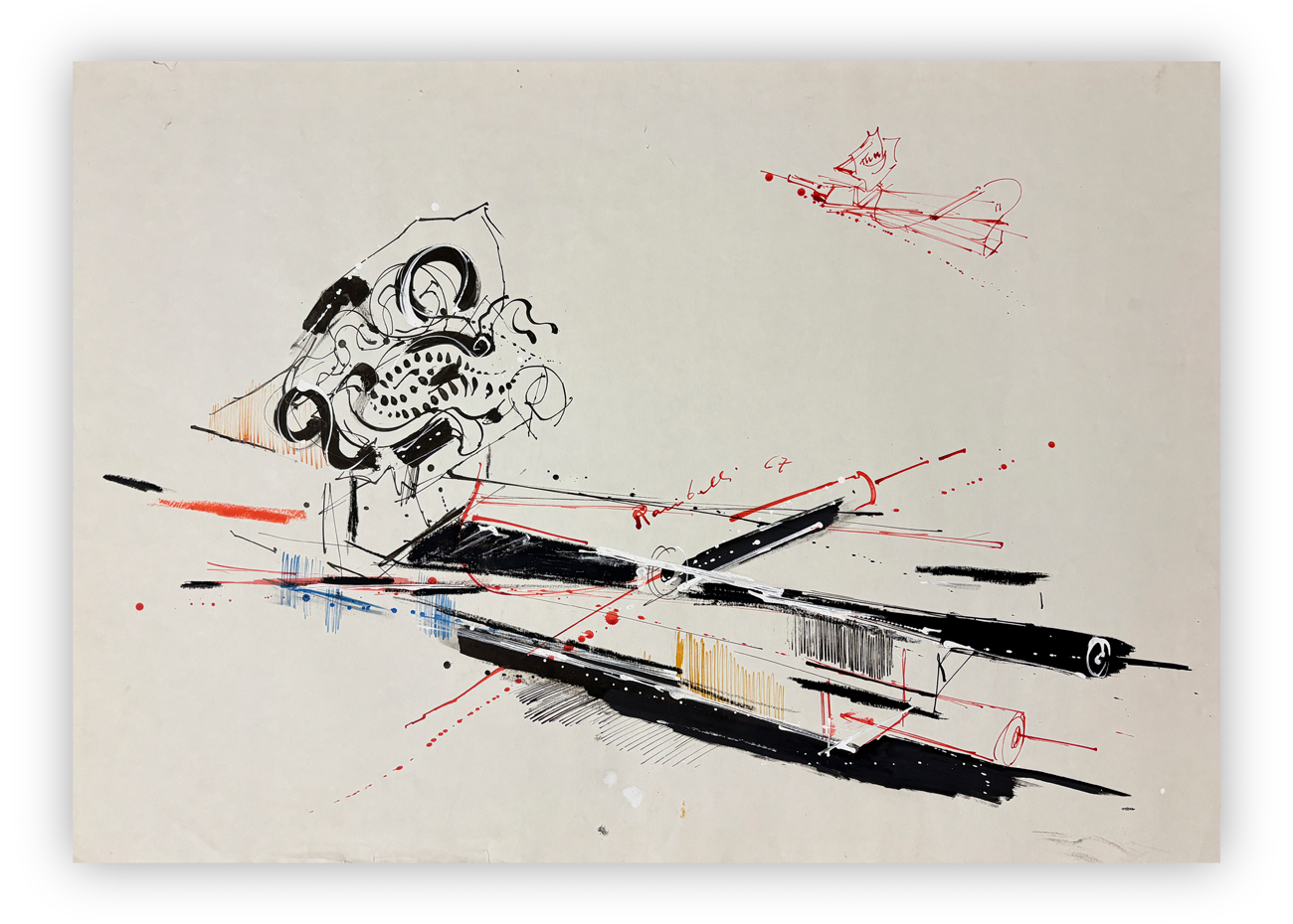 AMILCARE RAMBELLI (1924-1976) - Senza Titolo, 1967