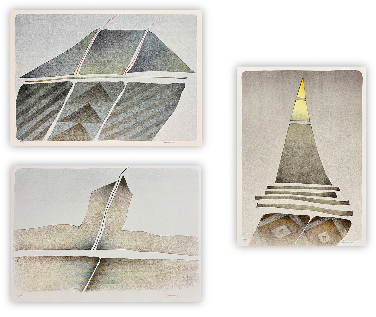 PIETRO BESTETTI (1943) - Lotto unico composto da 3 opere: