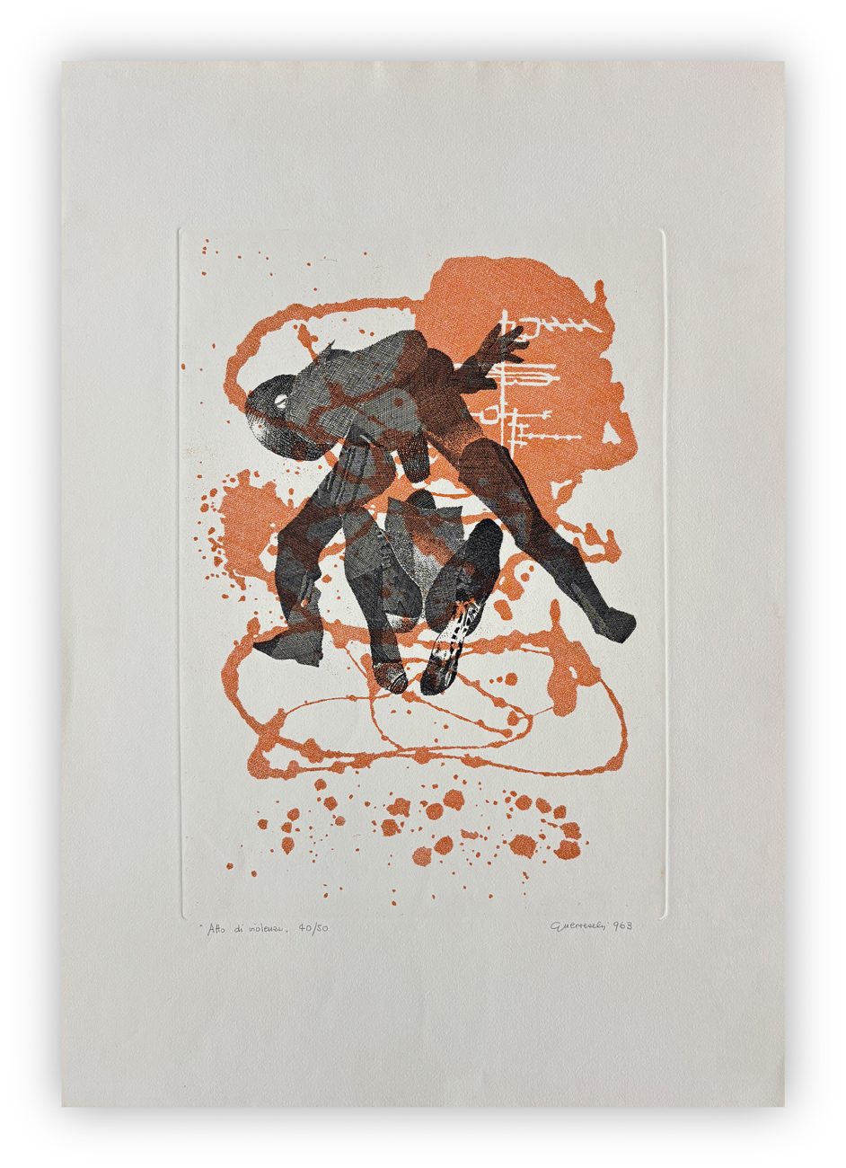 GIUSEPPE GUERRESCHI (1929-1985) - Atto di violenza, 1963