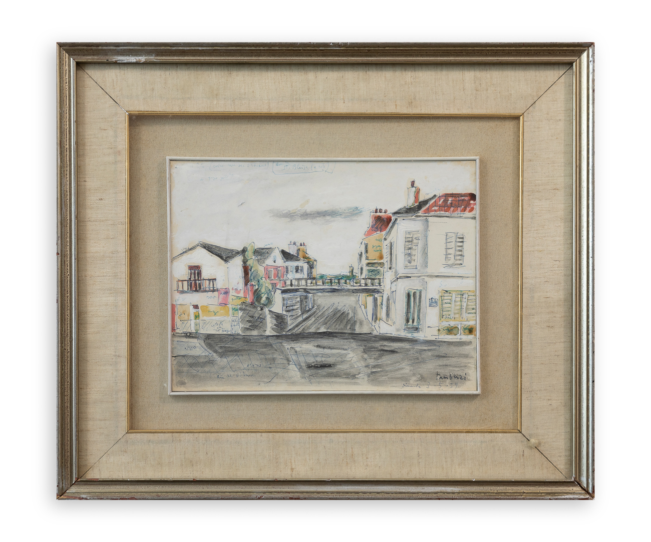 ORFEO TAMBURI (1910-1994) - Rue St. Blaise, 1959