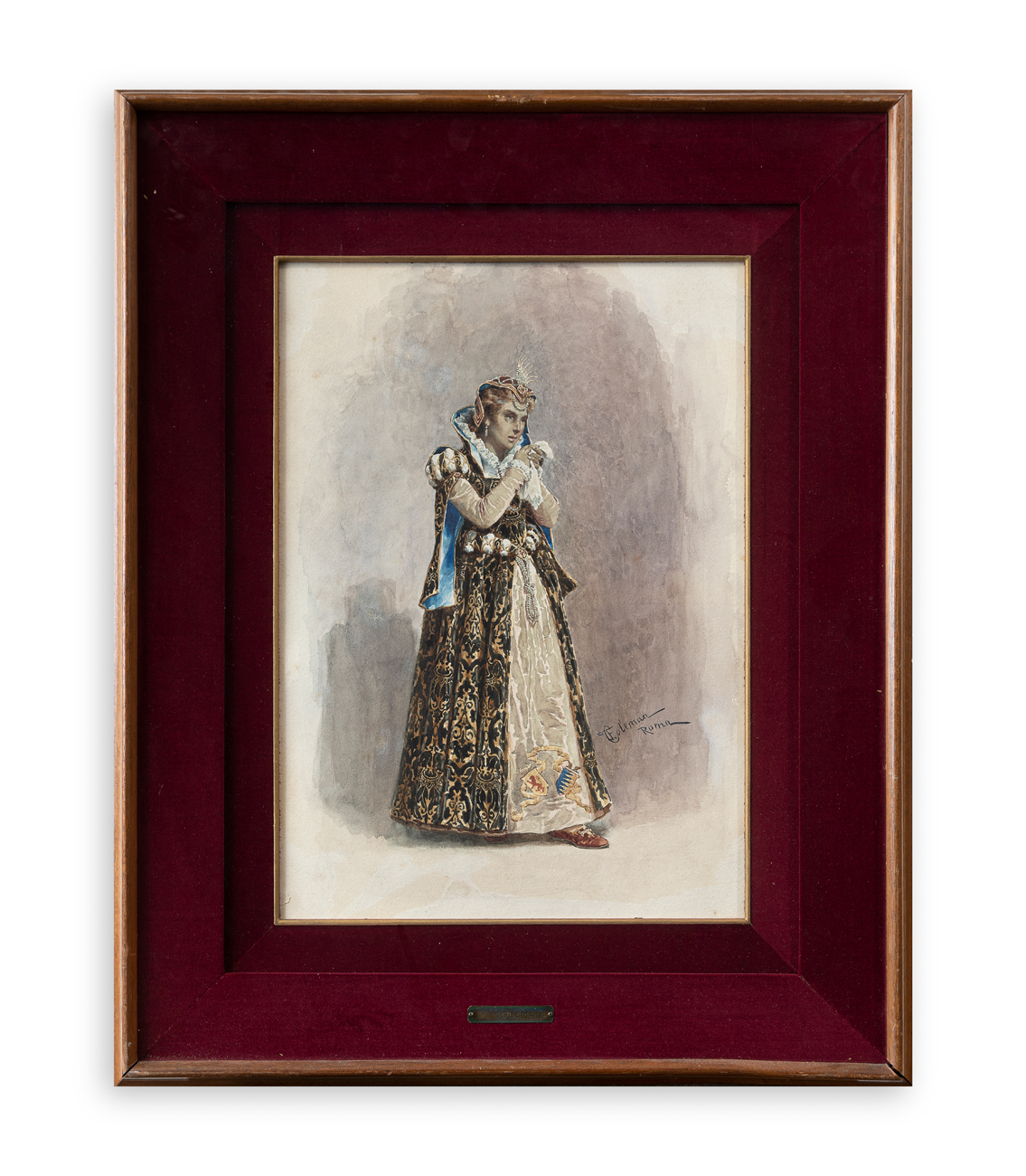 FRANCESCO COLEMAN (1851-1918) - Senza Titolo