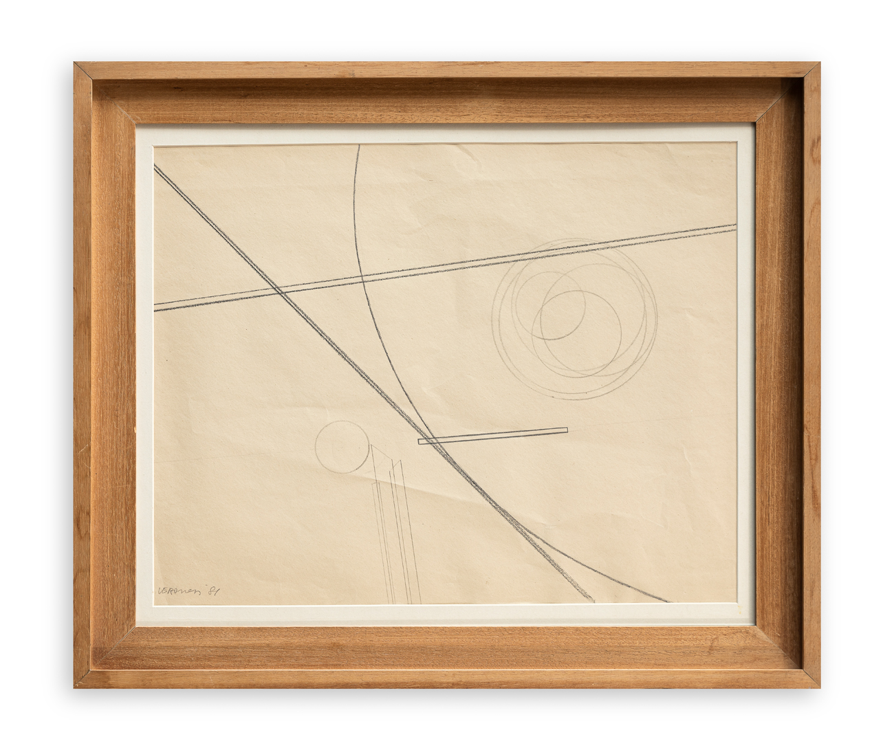 LUIGI VERONESI (1908-1998) - Costruzioni, 1981