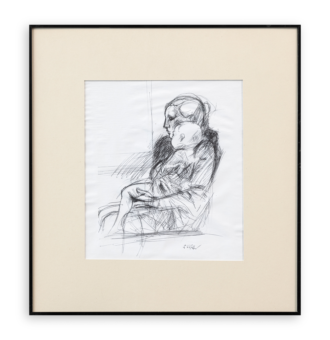 ALBERTO SUGHI (1928-2012) - Maternità, 2002