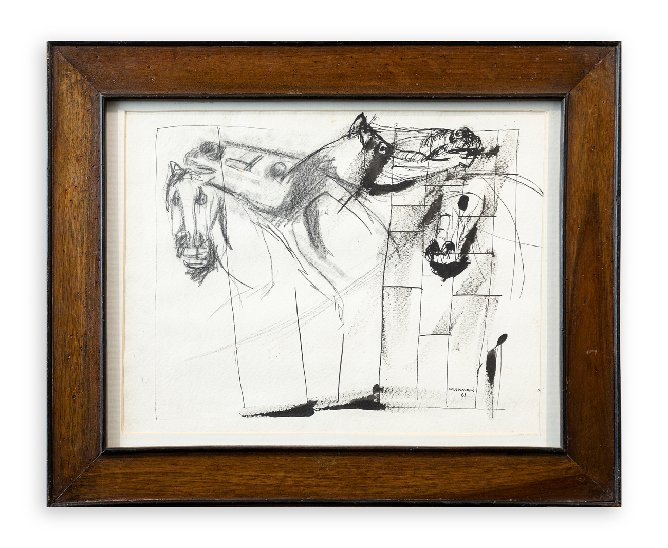 BRUNO CASSINARI (1912-1992) - Senza Titolo, 1961