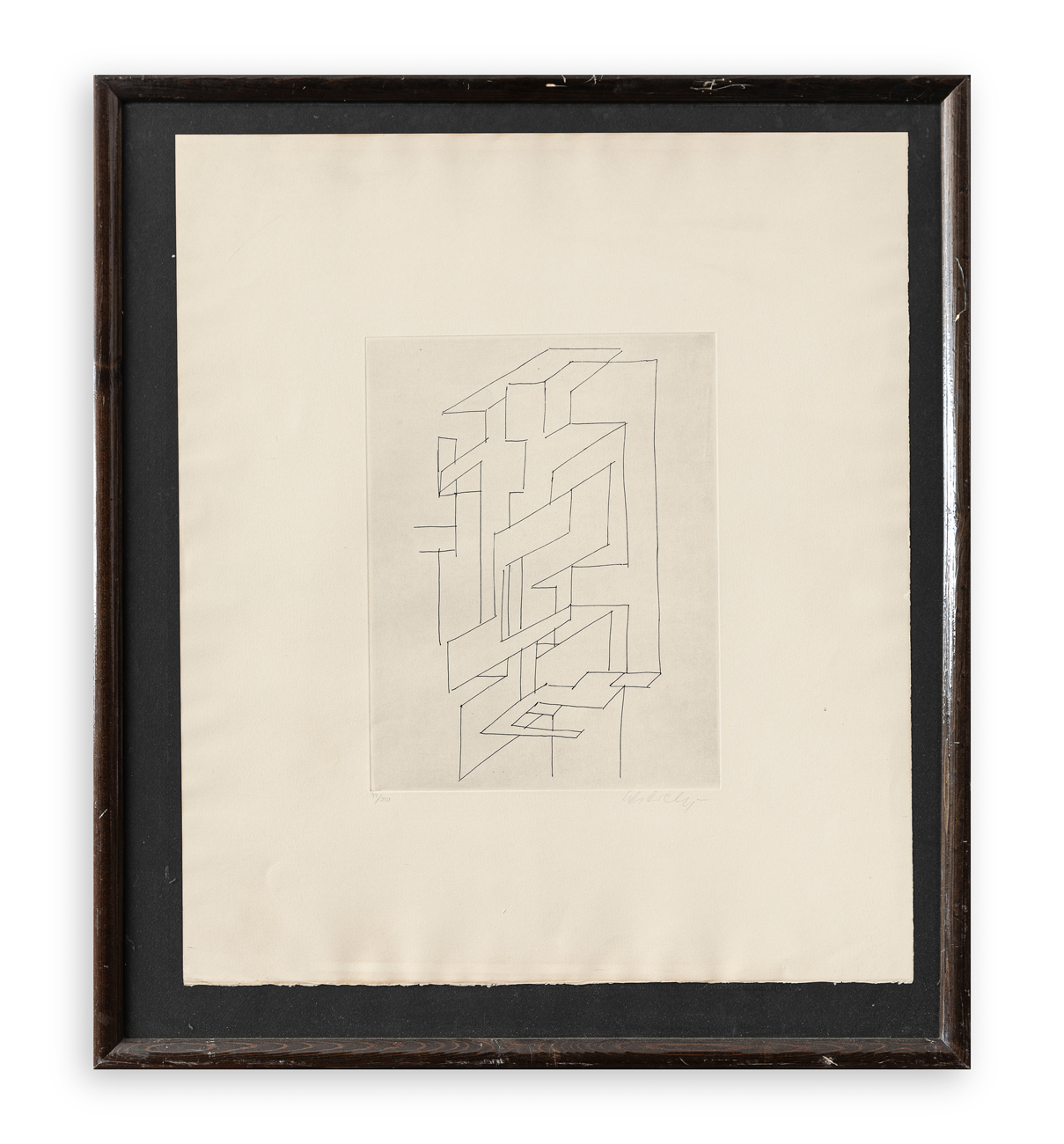 VICTOR VASARELY (1906-1997) - Gordes Gestalt, 1948