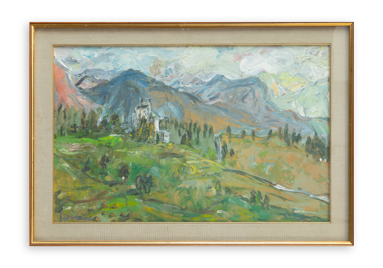 ENZO FARAONI (1920-2017) - Senza Titolo (Paesaggio)