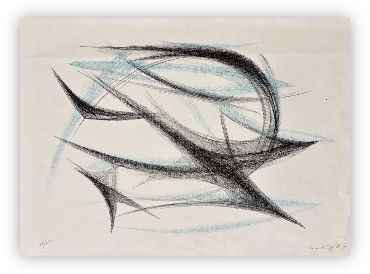 CARMELO CAPPELLO (1912-1996) - Senza Titolo, 1963