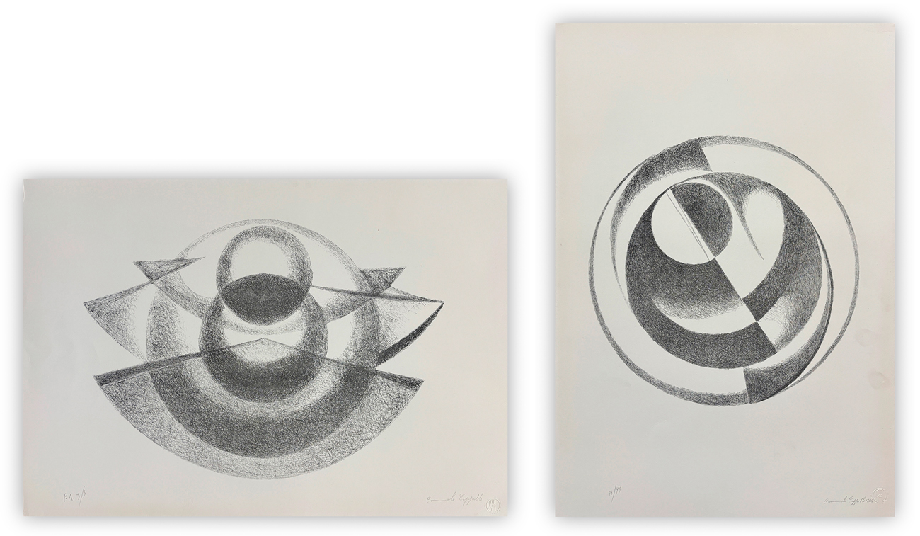 CARMELO CAPPELLO (1912-1996) - Lotto unico di 2 litografie