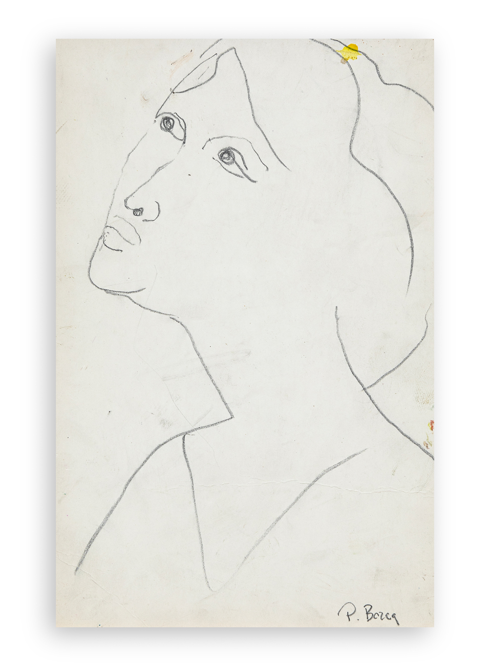 POMPEO BORRA (1898-1973) - Senza Titolo (Figura), 1966