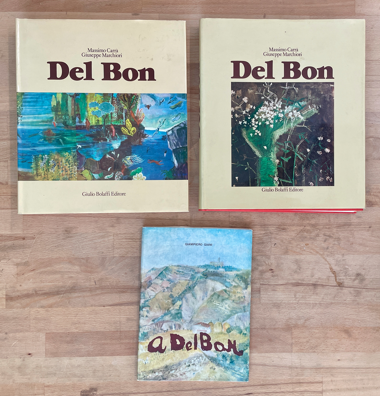 ANGELO DEL BON - Lotto unico di 3 cataloghi