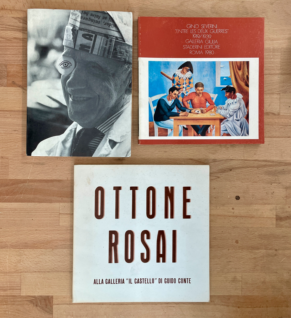 GINO SEVERINI E OTTONE ROSAI - Lotto unico di 3 cataloghi