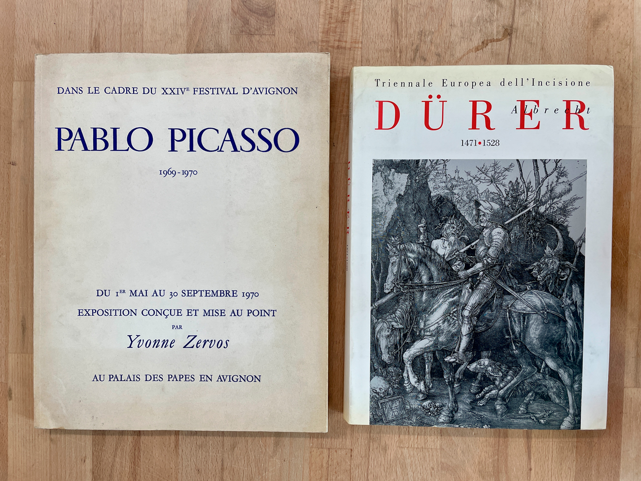 PABLO PICASSO E ALBRECHT DÜRER - Lotto unico di 2 cataloghi