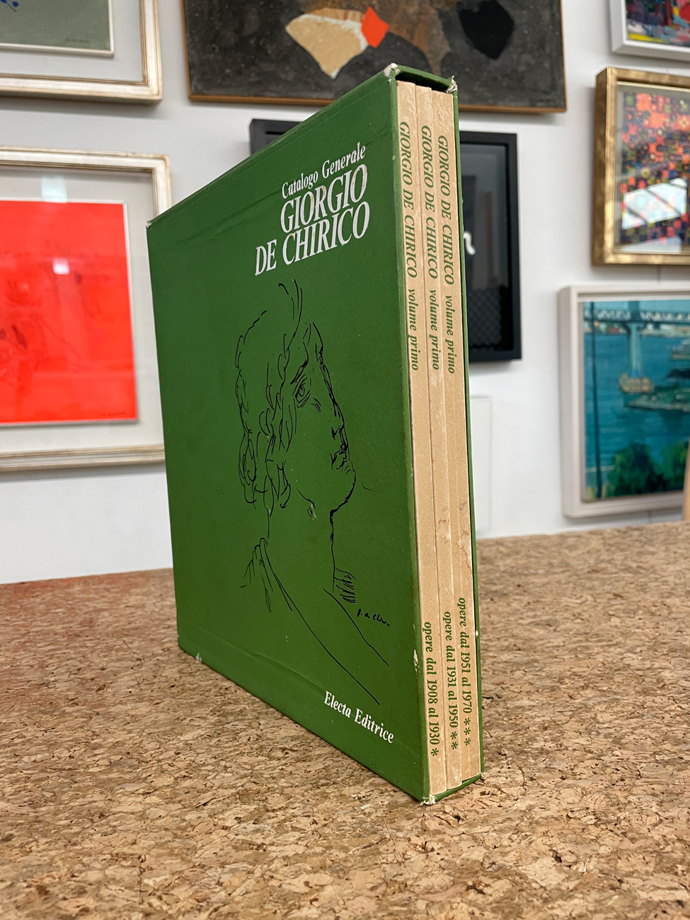 GIORGIO DE CHIRICO - Lotto unico di 3 tomi del catalogo generale. Volume primo