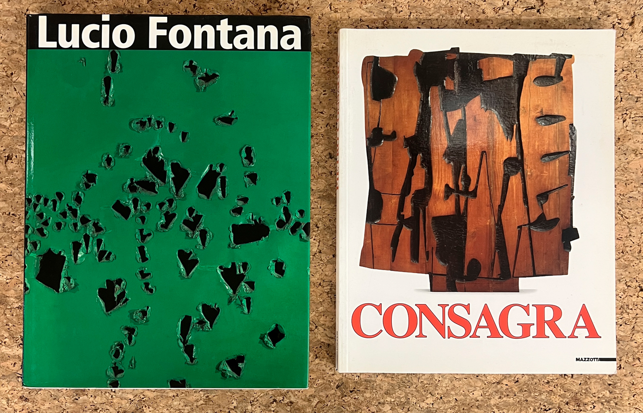 PIETRO CONSAGRA E LUCIO FONTANA - Lotto unico di 2 cataloghi