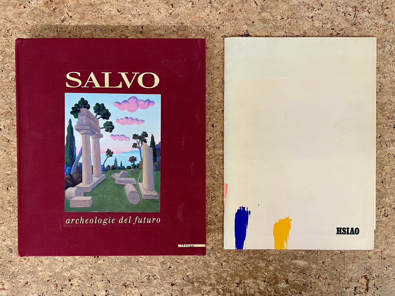 SALVO E HSIAO CHIN - Lotto unico di 2 cataloghi