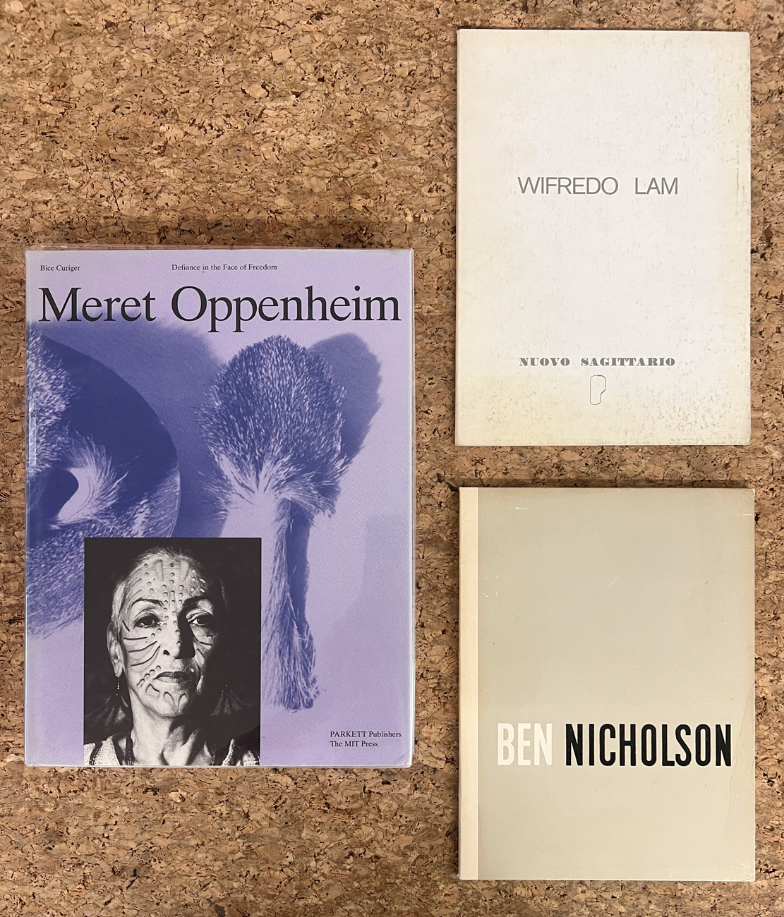 MERET OPPENHEIM, WIFREDO LAM E BEN NICHOLSON - Lotto unico di 3 cataloghi