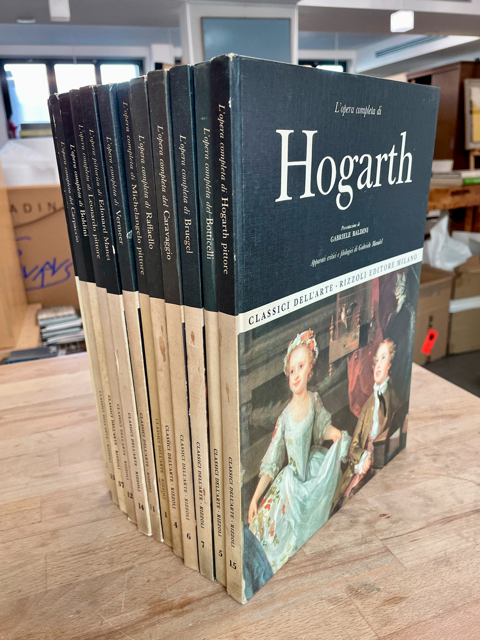 CLASSICI DELL'ARTE (RIZZOLI) - Lotto unico di 12 cataloghi